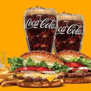 버거킹 콰치와퍼주니어+와퍼주니어+콜라R+콜라R+쉐이킹프라이 구운갈릭