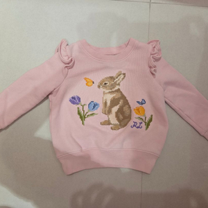 아동 유아 폴로 랄프로렌 토끼자수 맨투맨 2호