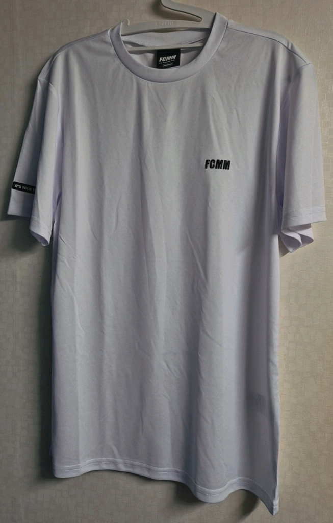 FCMM 화이트 반팔 티셔츠 M--0