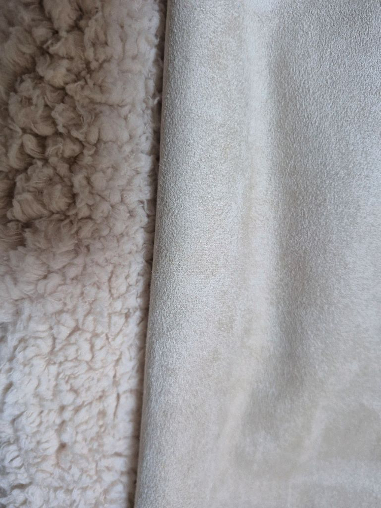 무스탕원단 3가지 일괄판매 핑크 스카이 베이지 일과 이미지