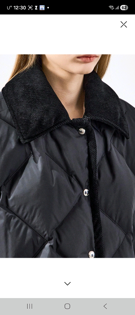 시스템 여성 다운 패딩 자켓 한섬 타임 랑방 더캐시미어--2