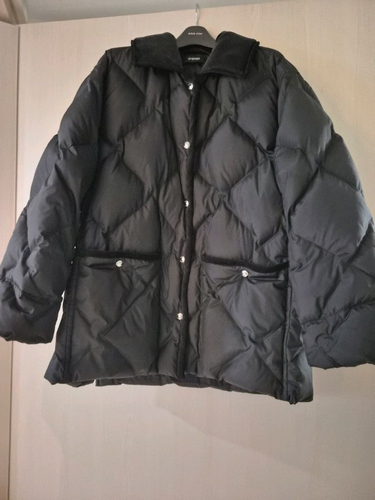 시스템 여성 다운 패딩 자켓 한섬 타임 랑방 더캐시미어--3