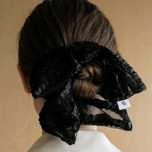 레이스 스크런치 헤어끈