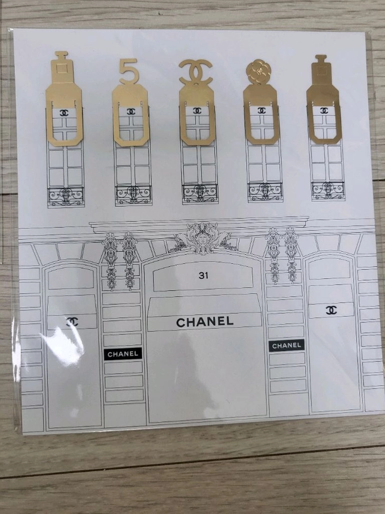 정품) 샤넬 스티커 도어카드 책갈피 북클립 (코스메틱) 이미지