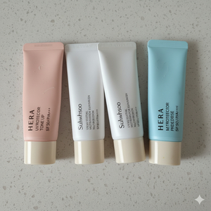 [100%정품]설화수선크림샘플 상백선크림 상백톤업선크림 헤라선크림샘플 UV 톤업선크림 멀티디팬스 리프레싱폼50ml