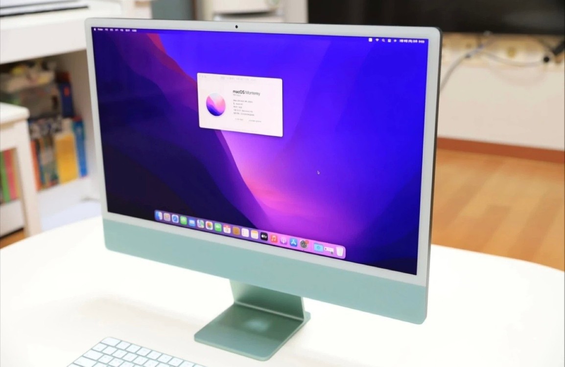 아이맥 24 민트 S급 박스 풀세트 판매합니다. (SSD 512GB / RAM 8GB) 이미지