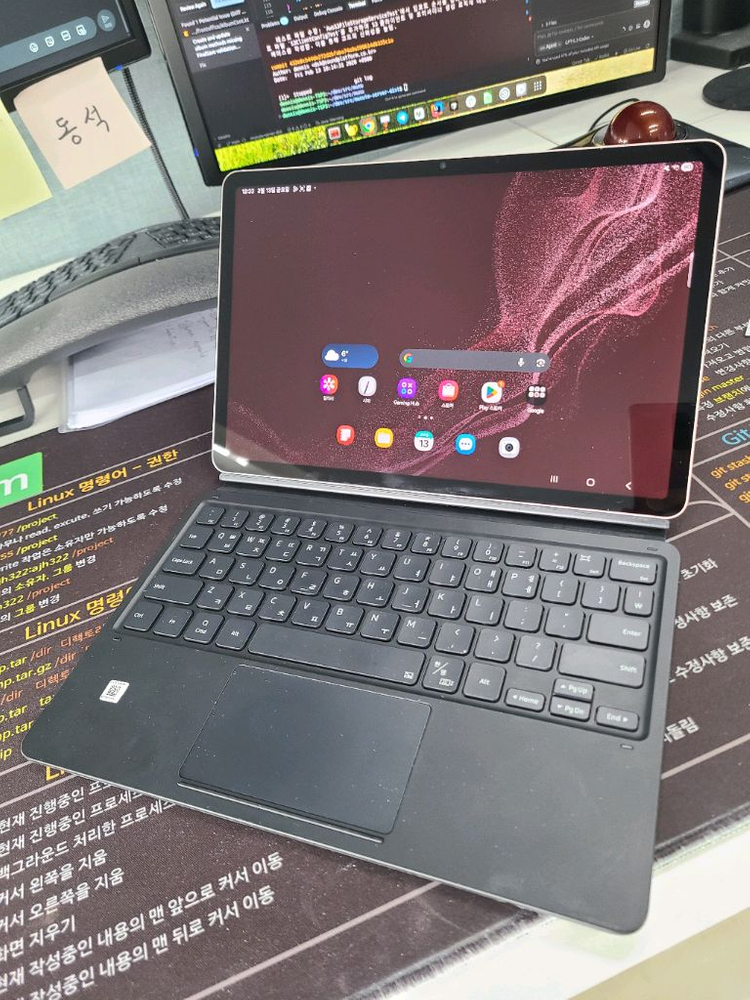 갤럭시탭 S8 wifi 256GB + 키보드 + 소프트 케이스--8