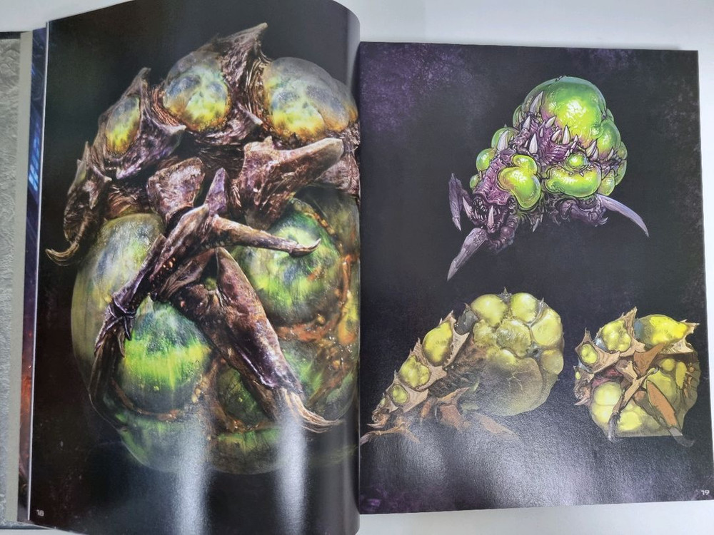 스타크래프트2 컨셉 아트북 이미지