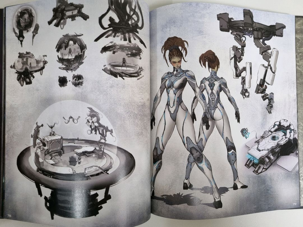 스타크래프트2 컨셉 아트북 이미지