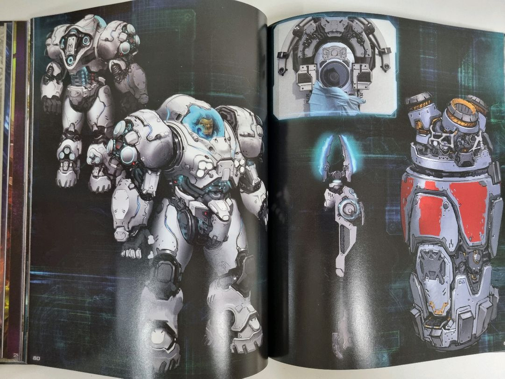 스타크래프트2 컨셉 아트북 이미지