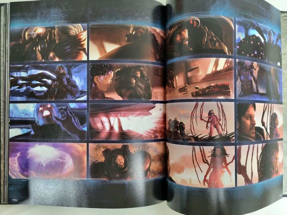 스타크래프트2 컨셉 아트북 이미지