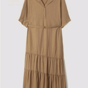 쉬즈미스 벨티드 원피스 (사각사각 시원한 소재) 베이지