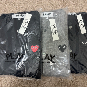 [새상품|택포] 꼼데가르송 U자형 신상 가디건 (그레이/블랙/XXL)