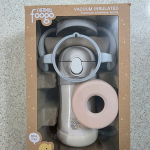 새상품 써모스 프리미엄 푸고 진공단열 빨대컵 250ml
