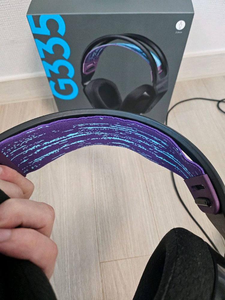 로지텍 g335 헤드폰--4