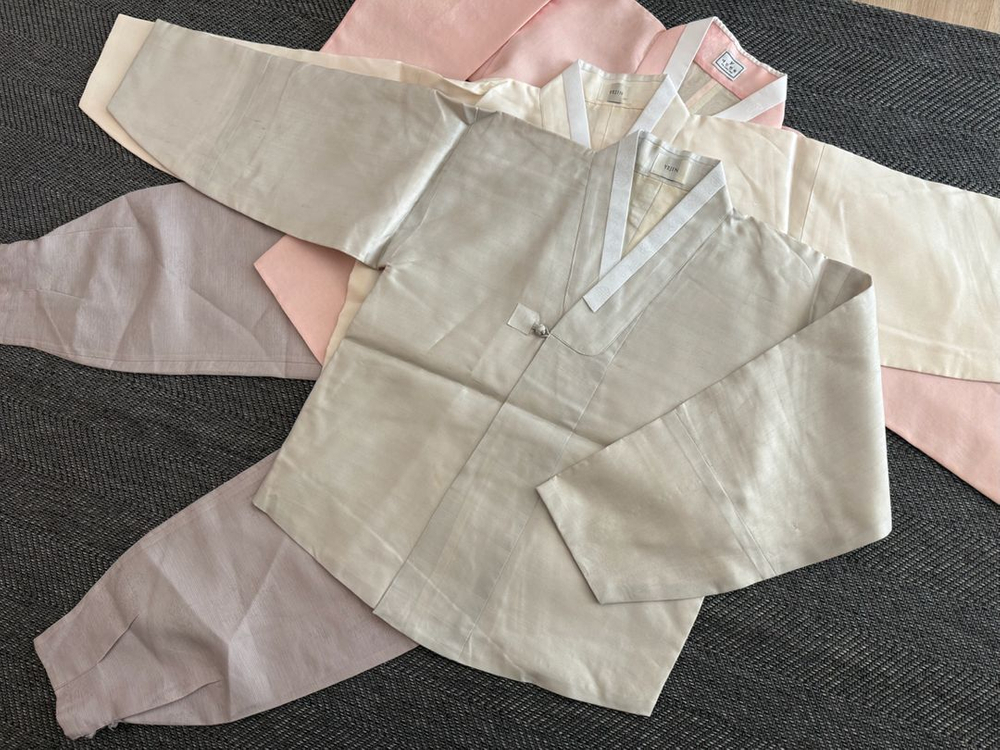 남자 한복 95사이즈 저고리 바지 일괄판매 이미지