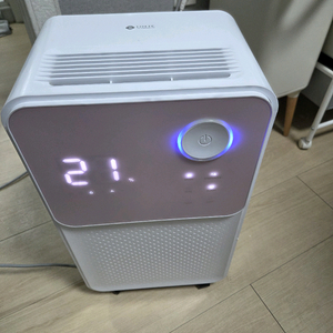 롯데 알루미늄 공기청정기 화이트 핑크 12L 제습기