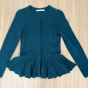 레니본 프릴니트 가디건