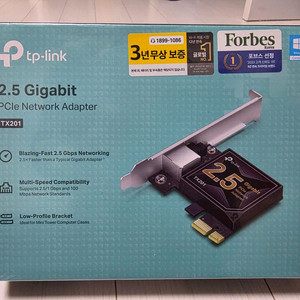 유선랜 카드TP-Link 2.5기가 PCIe 네트워크 어댑터