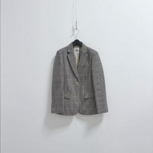 블로썸 하운드투스 체크 자켓