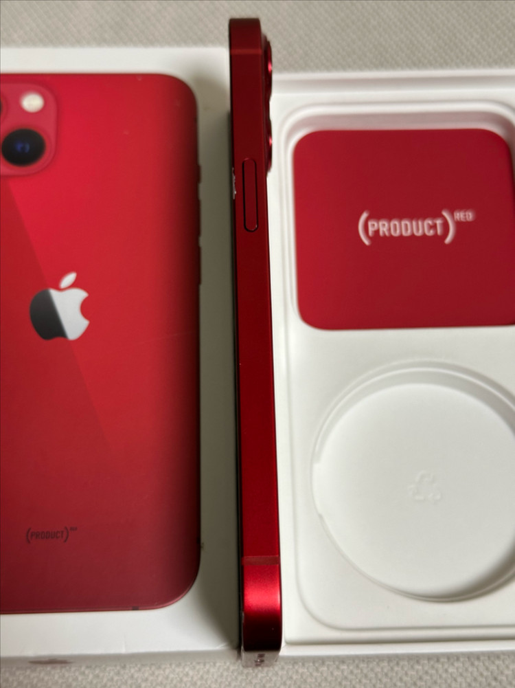 미니x) 아이폰13 레드 128 배터리100 팝니다--7