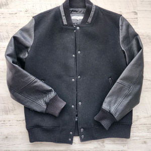 LOKWARD 로커드 울 소가죽 스타디움 바시티 자켓 100~105 야구 점퍼 이미지