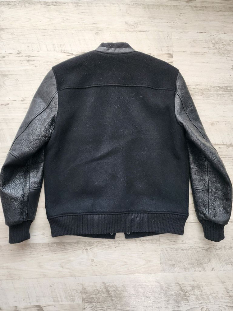 LOKWARD 로커드 울 소가죽 스타디움 바시티 자켓 100~105 야구 점퍼 이미지