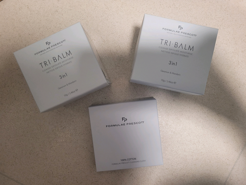 포뮬러프레스콧 트라이밤 특대용량 클렌져+페이스 타올--0