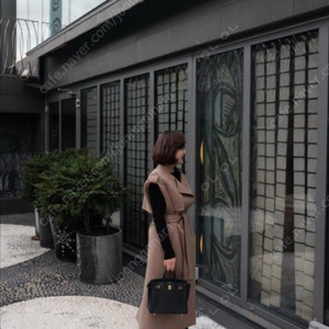 마즈 캐시미어 견장조끼 오트밀 새상품