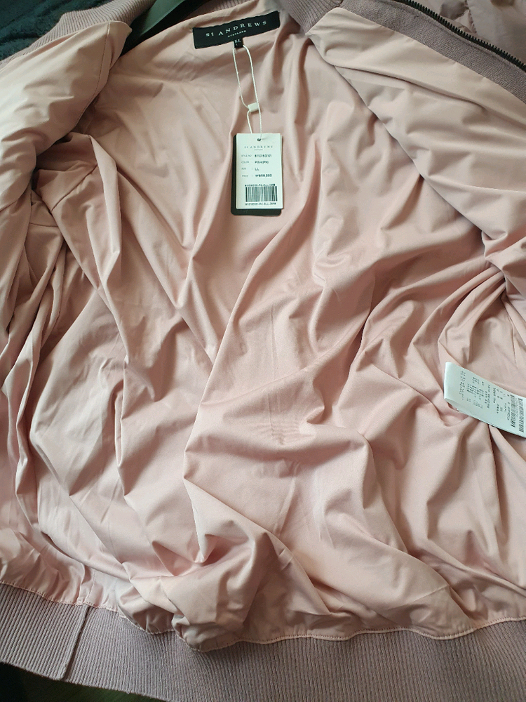 세인트앤드류스 골프 구스다운 방풍 풀집업 자켓 (새제품)--6