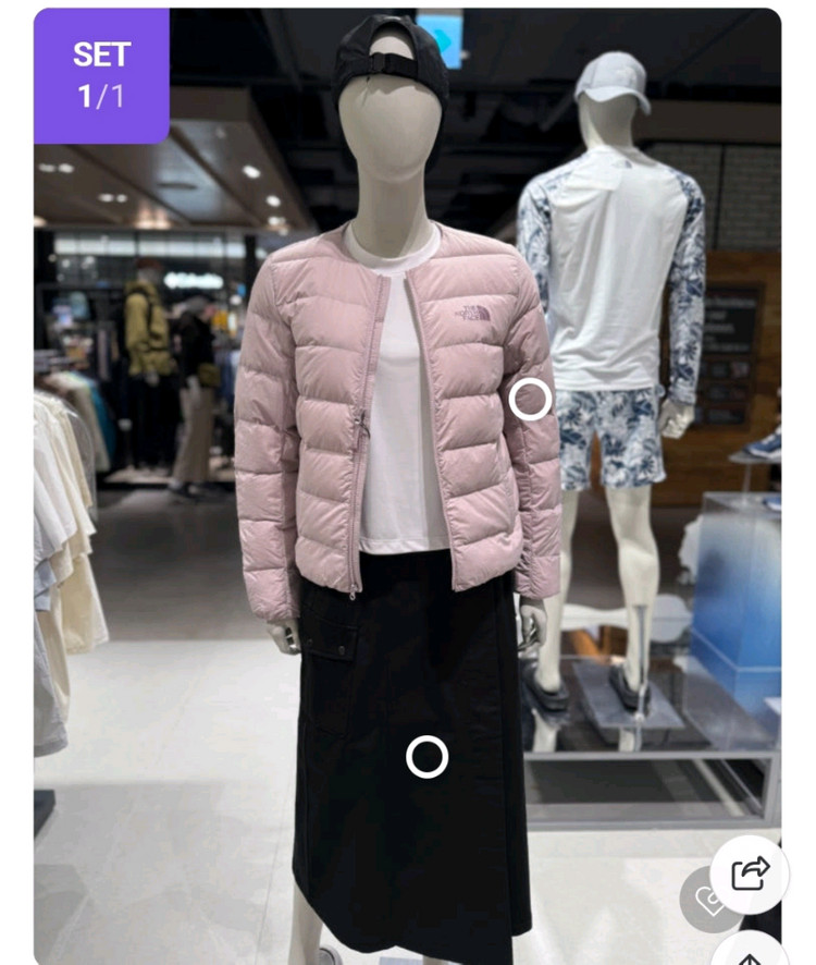 (새상품)노스페이스 경량 자켓Xl(택포)--5