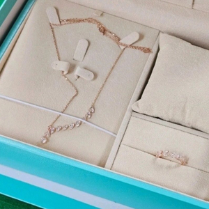 14k 목걸이 반지 세트