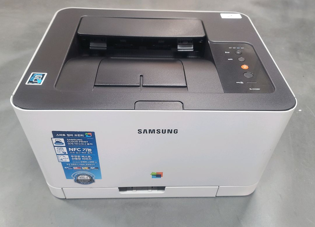 삼성 무한 컬러 레이저 프린터 433w-2--8