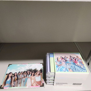 무배덤O프로미스나인 스웨디쥬얼세트특전케이스앨범액자포스터일괄급처양도판매 이미지