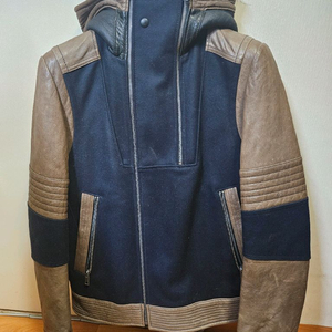 100 L) 솔리드 옴므 우영미 리얼 양가죽 캐시미어 무스탕 점퍼