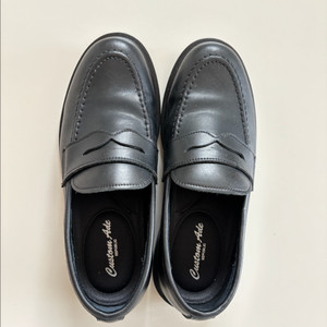 커스텀에이드 포든 소가죽 이지라이트 패니로퍼 4cm cr0038bk