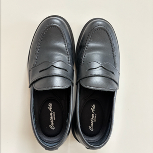 커스텀에이드 포든 소가죽 이지라이트 패니로퍼 4cm cr0038bk