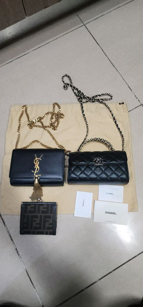 생로랑 모노그램 체인백/ 펜디 중지갑 샤넬 미니백--0