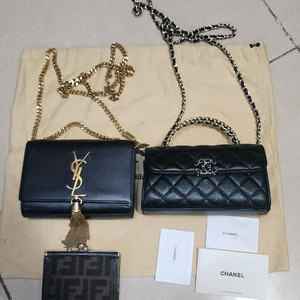 생로랑 모노그램 체인백/ 펜디 중지갑 샤넬 미니백