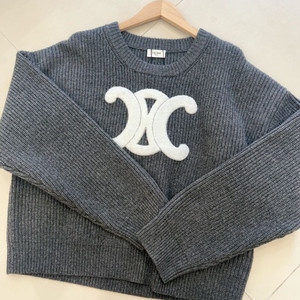 셀린느 로고 니트