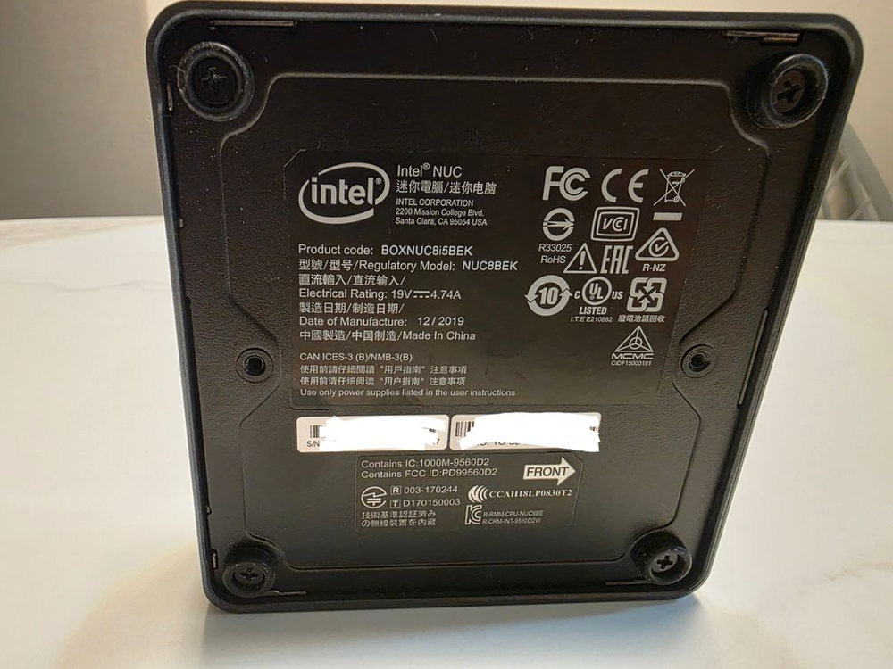 Intel NUC8BEK, NUC7i7BNH 미니PC 팝니다 이미지
