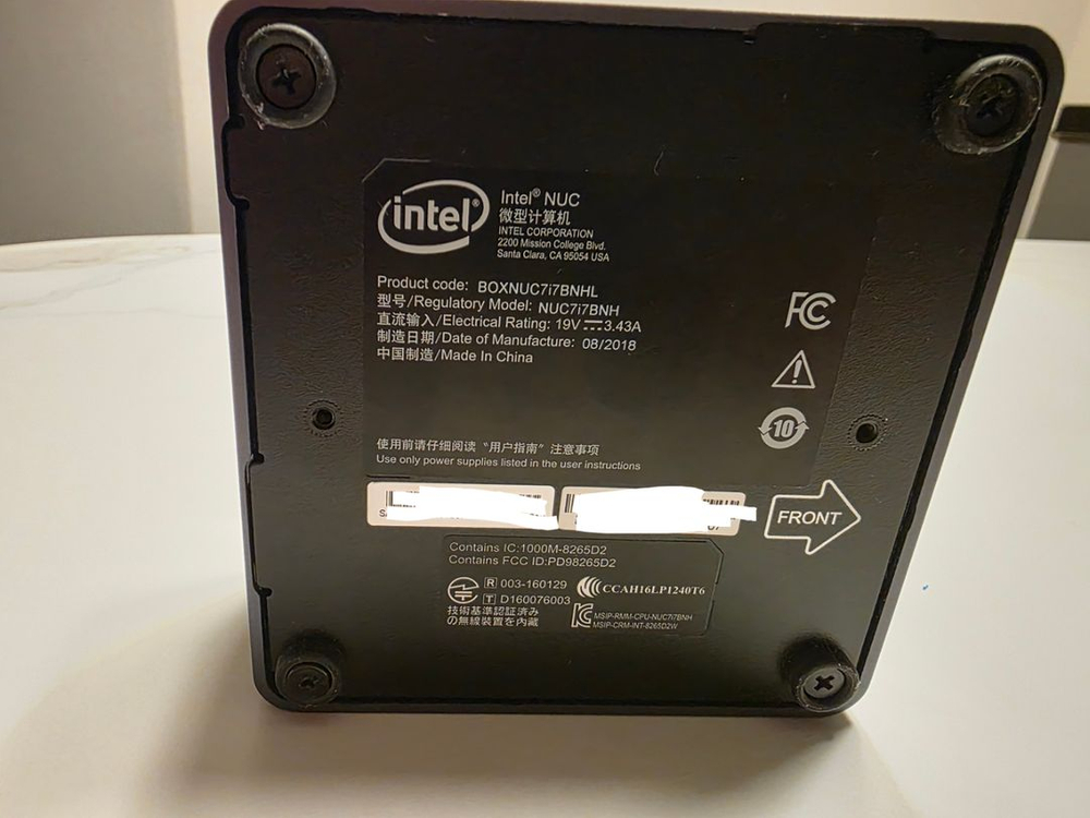 Intel NUC8BEK, NUC7i7BNH 미니PC 팝니다 이미지
