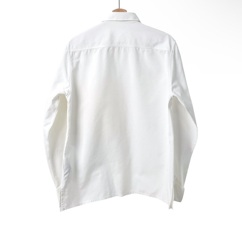 [40] 디올 x 사카이 남성 모노그램 포켓 오버 코튼 셔츠 자켓 화이트--2