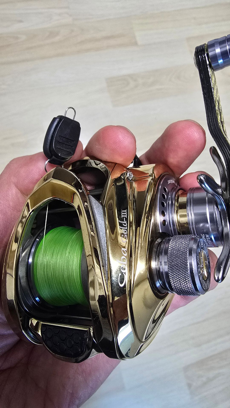 낚시릴 도요 코바3 골드 우핸 6점 + 추가 딥스플--2