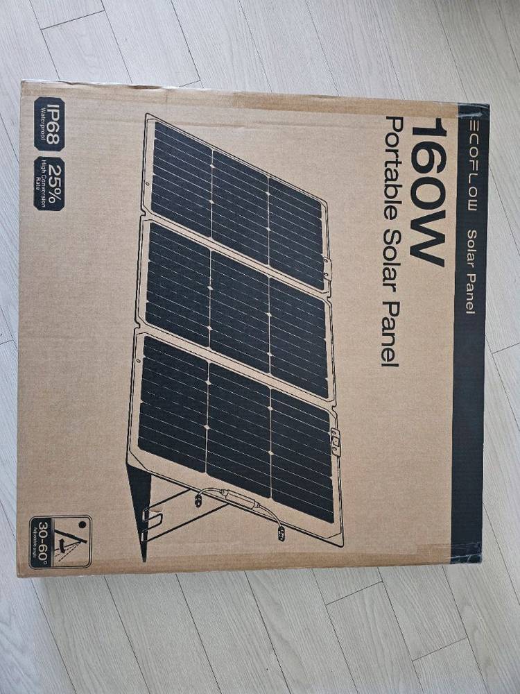 에코플로우 신형 태양광 160W 패널 이미지