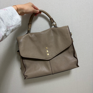 모르간 여성 가죽 가방 토트백 베이지 타프 morgan