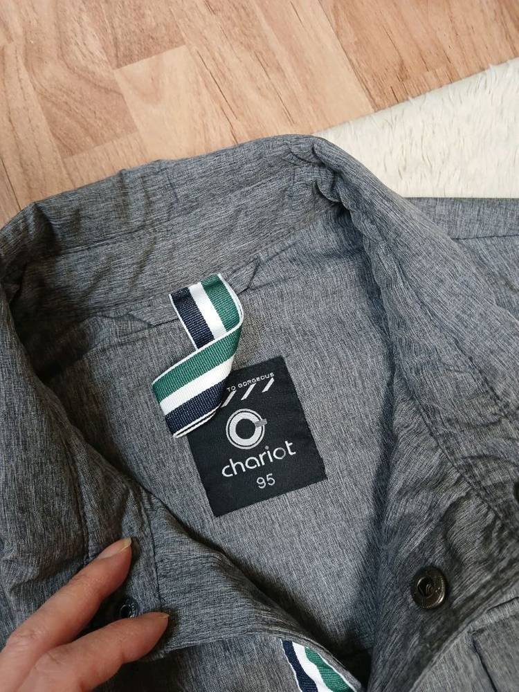 [남성95] 정품 chariot 덕다운 봄패딩점퍼 새것수준 무료배송--5