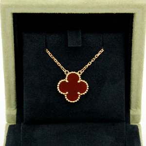 [명품다올동래] 반클리프 빈티지 알함브라 커넬리언 목걸이 ARD38500