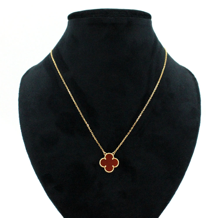 [명품다올동래] 반클리프 빈티지 알함브라 커넬리언 목걸이 ARD38500--1