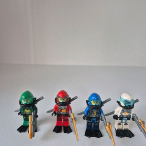 레고 닌자고 스쿠버 미니피규어 4종 일괄 (개별 판매 안합니다)